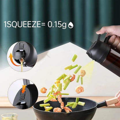 2-in-1 Oil Sprayer Bottle - Dark Glass